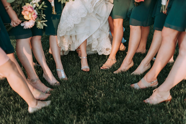 Bride and Bridesmaids