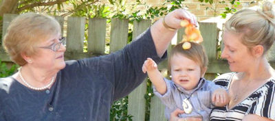 Flower Blessing - Naming Ceremony for Benji
                    by Jennifer Cram, Brisbane Celebrant