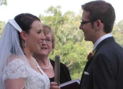 Lena and Julian who married at the
                          fountain at Hillstone St Lucia